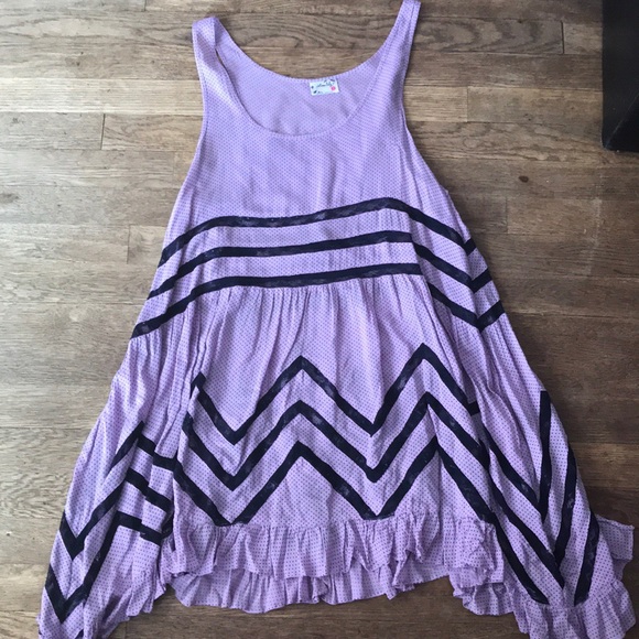 Free People Voile and Lace Trapeze Dress - Picture 5 of 6